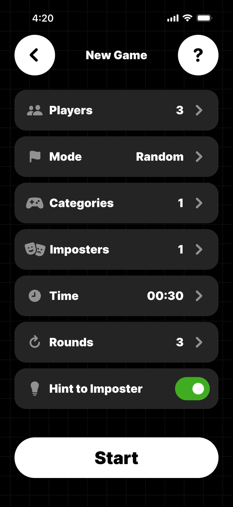 Play your way with flexible game settings.
